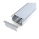 Perfil aluminio Santgo para empotrar 2m 12/24/220v