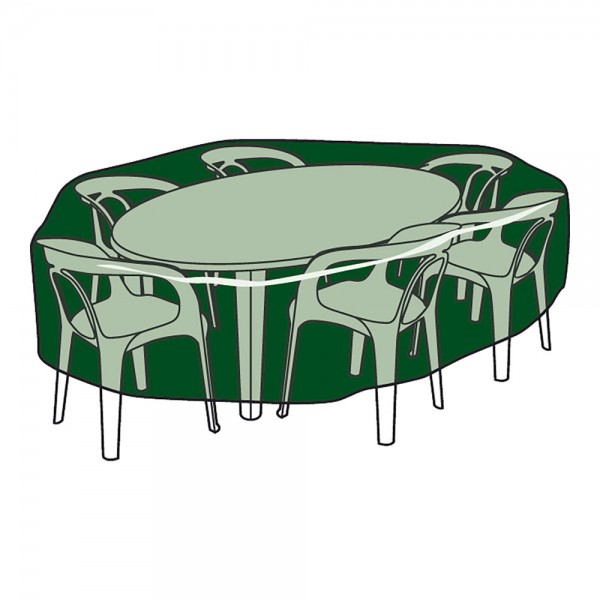 Funda protección cubre mesa y sillas ø325x90cm  240gr/m2