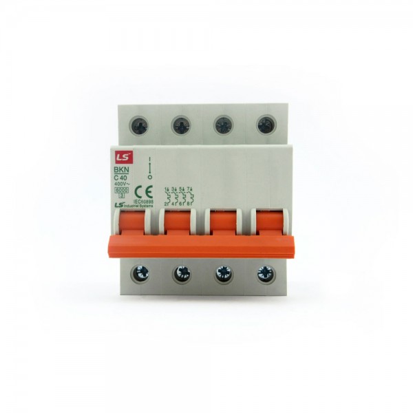 Interruptor automático magnetotérmico BKN 4P 10A