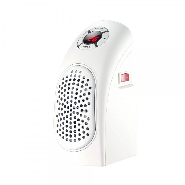 Sporgo Enchufe calefactor con mando a distancia: 800 W, pequeño calefactor  de bajo consumo, de cerámica, 3 velocidades ajustables, enchufes para baño,  dormitorio, YJB-FL0261-QNQ01 : : Hogar y cocina